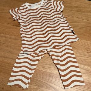 UNIQLO Baby x Marimekko Wavy Stripe Top & Pants Set | Size 3Y